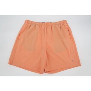 Free Fly Mens XL Orange Dusk Fishing Breeze Shorts Performance Drawstring Unline